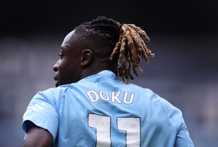 Jeremy Doku in action for Belgium against the United States at the 2026 World Cup in Seattle