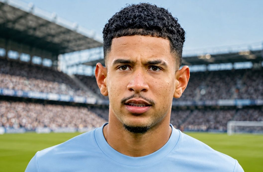 Savinho in Manchester City kit