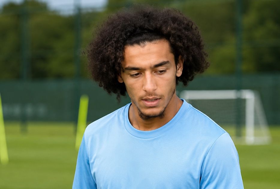 Ayyoub Bouaddi in Lille kit, 18-year-old Moroccan midfielder linked with €90m Manchester City move