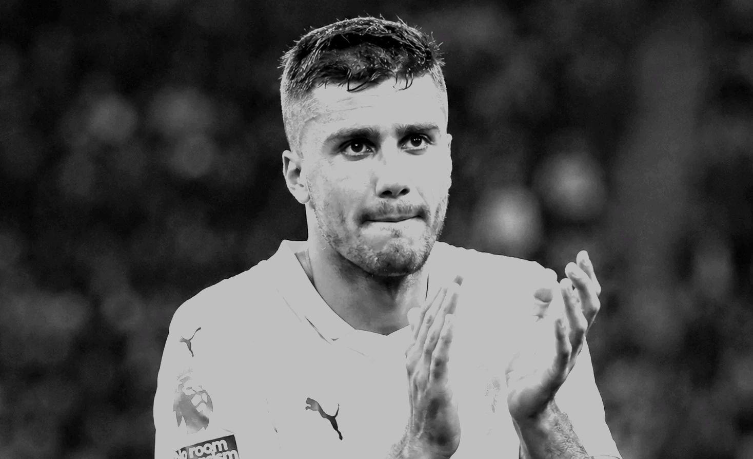 Manchester City's Rodri in action during the 2025-26 season before undergoing minor back surgery in July 2026.
